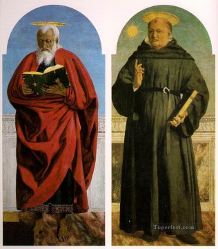  italiano Pintura al %C3%B3leo - Políptico de San Agustín 2 Humanismo renacentista italiano Piero della Francesca